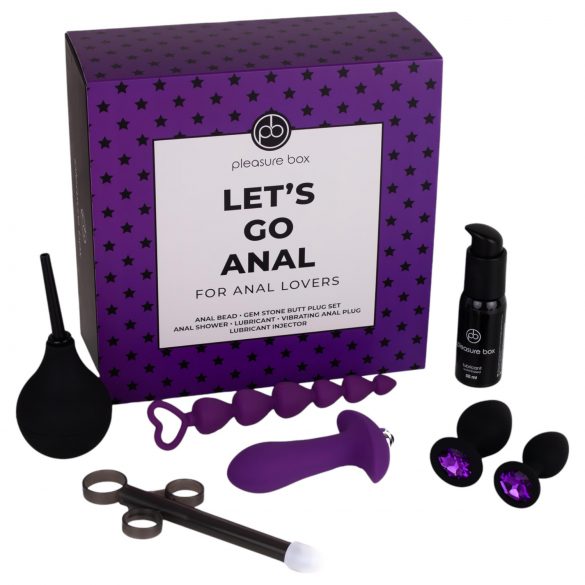 "Pleasure Box Let's Go Anal - komplet za analni seks - 7 dijelova"