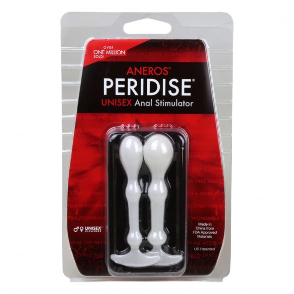 Aneros Peridise - analni dildo set - 2 kom (bijeli) 