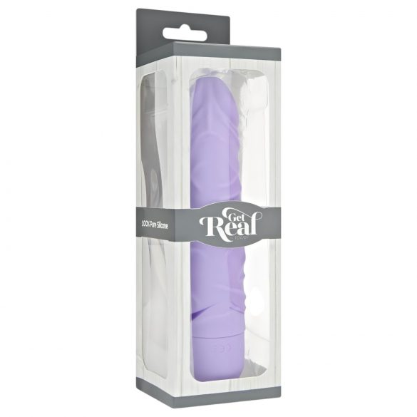 Classic Get Real - realistični silikonski vibrator (ljubičasti) 