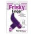 Frisky Finger - vodootporni vibrator za prste (ljubičasti) 