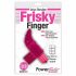 Frisky Finger - vodootporni vibrator za prste (ružičasti) 