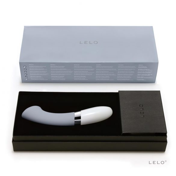 LELO Gigi 2 - silikonski vibrator za G-točku (vodeno plava) 