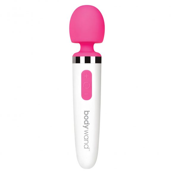 Bodywand Aqua Mini - punjivi, vodootporni masažni vibrator (bijelo-ružičasti) 