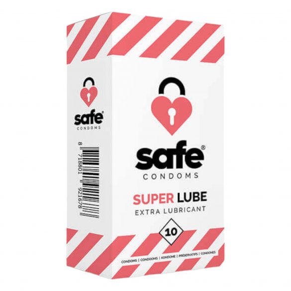 SAFE Super Lube - ekstra sklizak kondom (10 kom) 