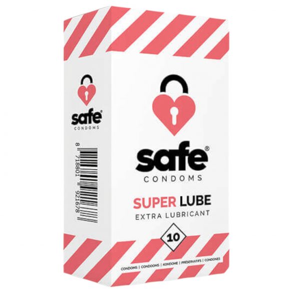 SAFE Super Lube - ekstra sklizak kondom (10 kom) 