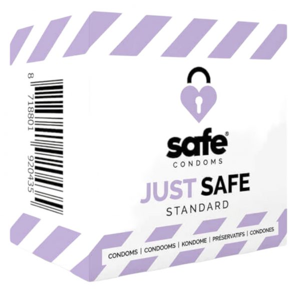 SAFE Just Safe - standardni, vanilla kondom (5 kom) 