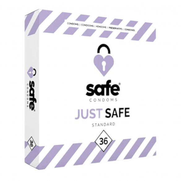 SAFE Just Safe - standardni, vanilla kondomi (36 kom) 