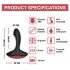 Magic Motion Solstice - pametni, punjivi vibrator za prostatu (crni) 