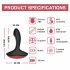 Magic Motion Solstice - pametni, punjivi vibrator za prostatu (crni) 