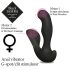 FEELZTOYS Black Jamba - radio, grijaći analni vibrator (crni) 