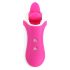 FEELZTOYS Clitella - punjivi, rotirajući, oralni vibrator (ružičasti) 