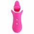 FEELZTOYS Clitella - punjivi, rotirajući, oralni vibrator (ružičasti) 