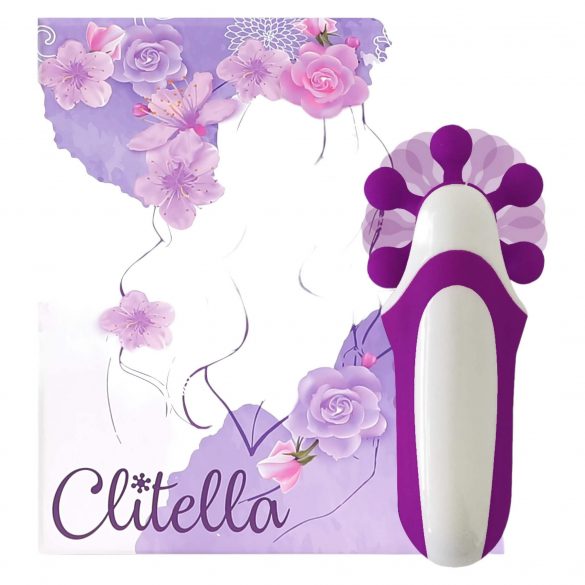 FEELZTOYS Clitella - bežični, rotirajući, oralni vibrator (ljubičasti) 