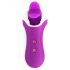 FEELZTOYS Clitella - bežični, rotirajući, oralni vibrator (ljubičasti) 