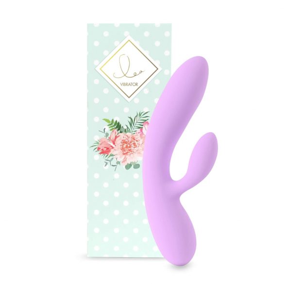 FEELZTOYS Lea - baterijski, vodootporni vibrator G-točke s 2 motora (ljubičasta) 