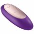 Satisfyer Double Plus Remote - bežični, punjivi vibrator za par (ljubičasti) 