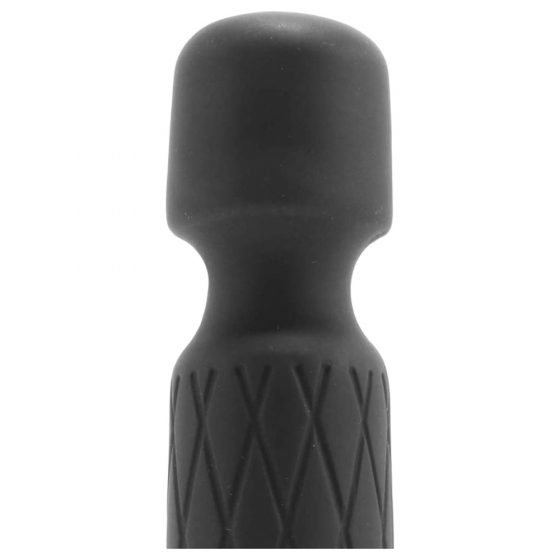 Bodywand Luxe - punjivi mini vibrator za masažu (crni)