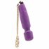 Bodywand Luxe - punjivi mini vibrator za masažu (ljubičasti) 