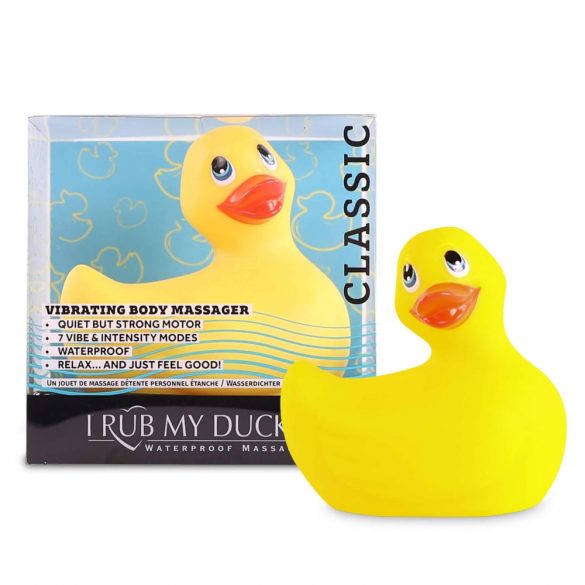 My Duckie Classic 2.0 - vodootporni vibrator za klitoris razigrane patke (žuti) 