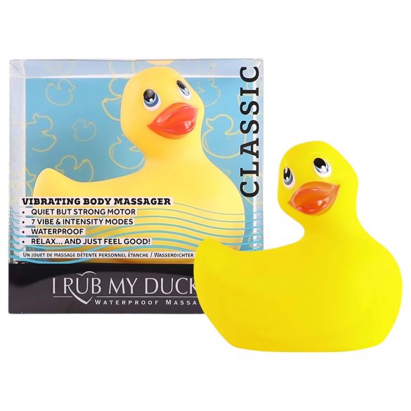 My Duckie Classic 2.0 - vodootporni vibrator za klitoris razigrane patke (žuti) 