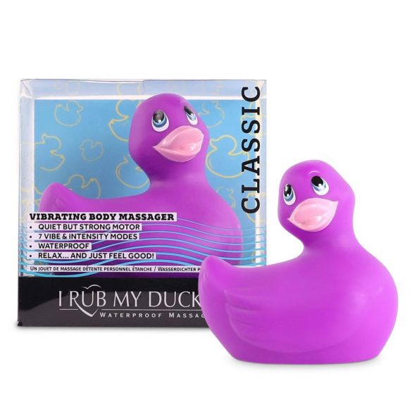 My Duckie Classic 2.0 - vodootporni vibrator za klitoris razigrane patke (ljubičasti) 