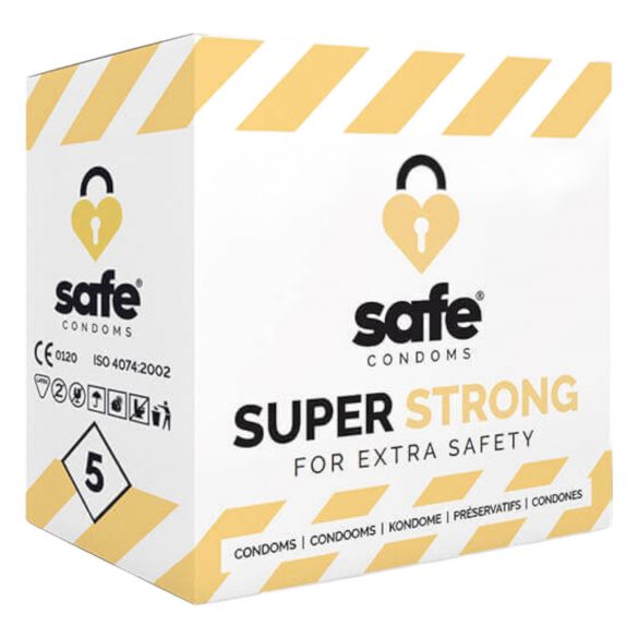 SAFE Super Strong - ekstra jaki kondomi (5 kom) 