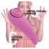 FEELZTOYS Femmegasm - punjivi, vodootporni vaginalni i klitoralni vibrator (ružičasti) 