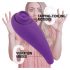 FEELZTOYS Femmegasm - vodootporni vaginalni i klitoralni vibrator na baterije (ljubičasti) 