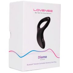   LOVENCE Diamo - pametni vibrirajući prsten za penis na baterije (crni)
