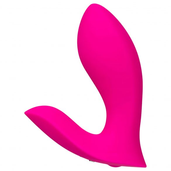 LOVENSE Flexer Panty - punjiva, 2u1 vibrator (roza) 