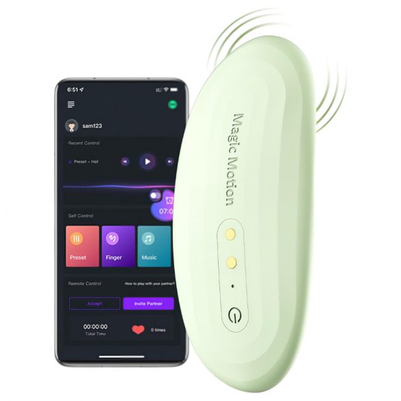 Magic Motion Nyx - pametni vibrator gaćica (zeleni)